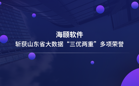 Z6人生就是博软件斩获山东省大数据“三优两沉”多项荣誉
